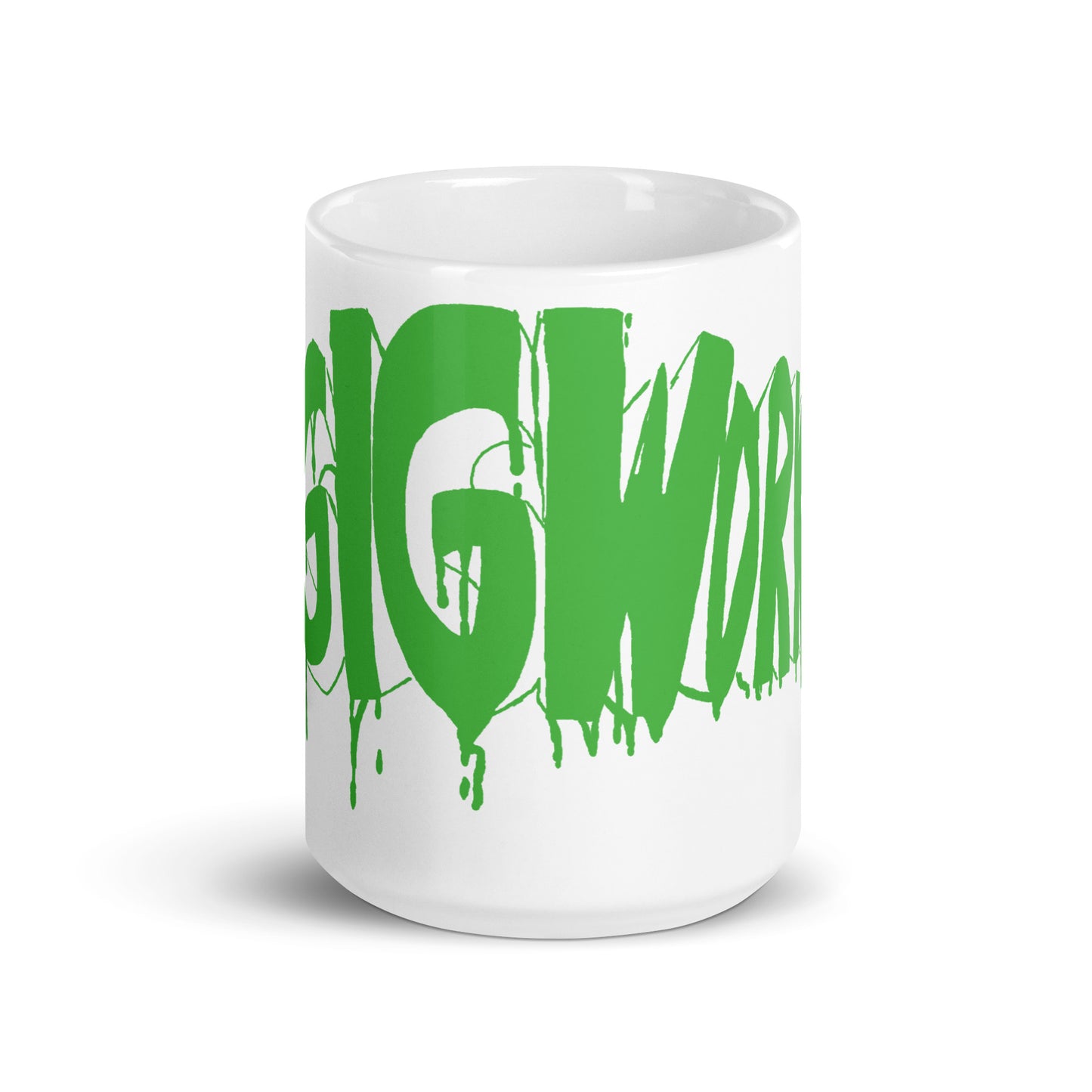 Gig Work white glossy mug