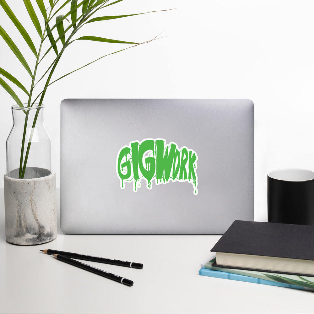 Gig Work Logo Sticker