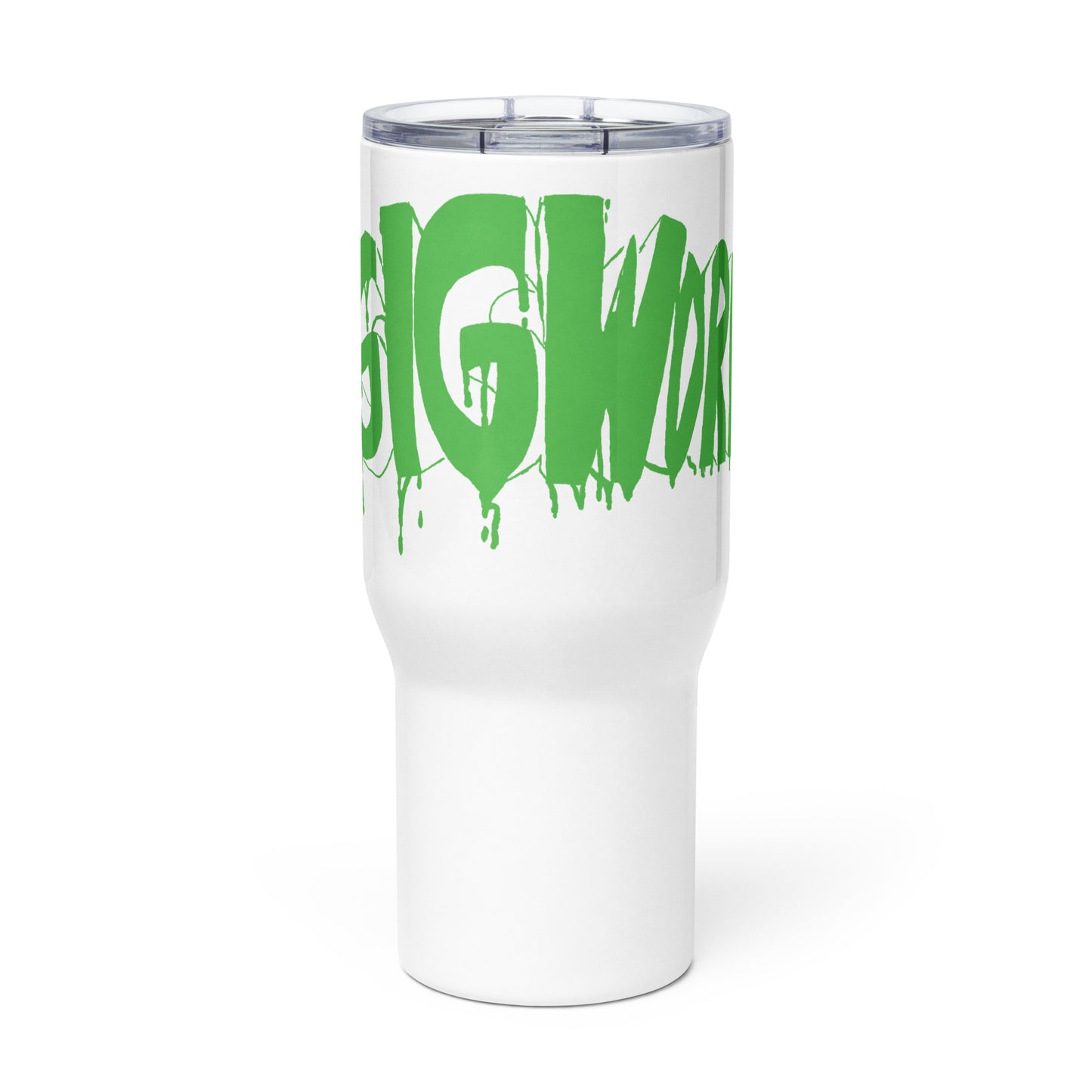 Gig Work Travel Mug With a Handle