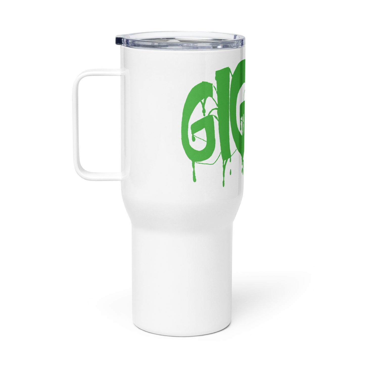 Gig Work Travel Mug With a Handle