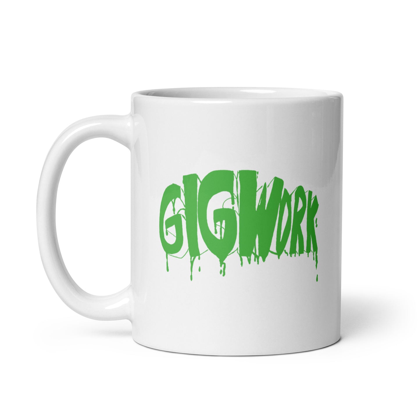 Gig Work white glossy mug