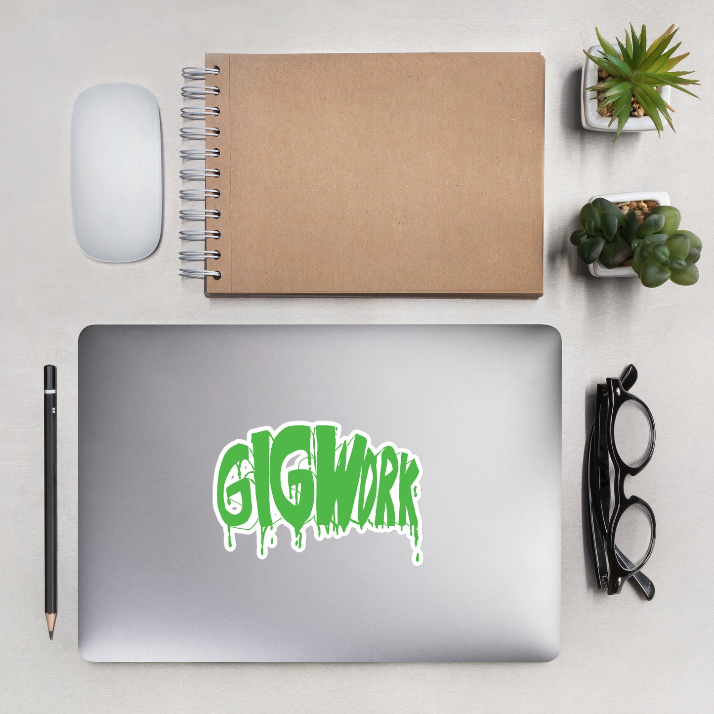 Gig Work Logo Sticker