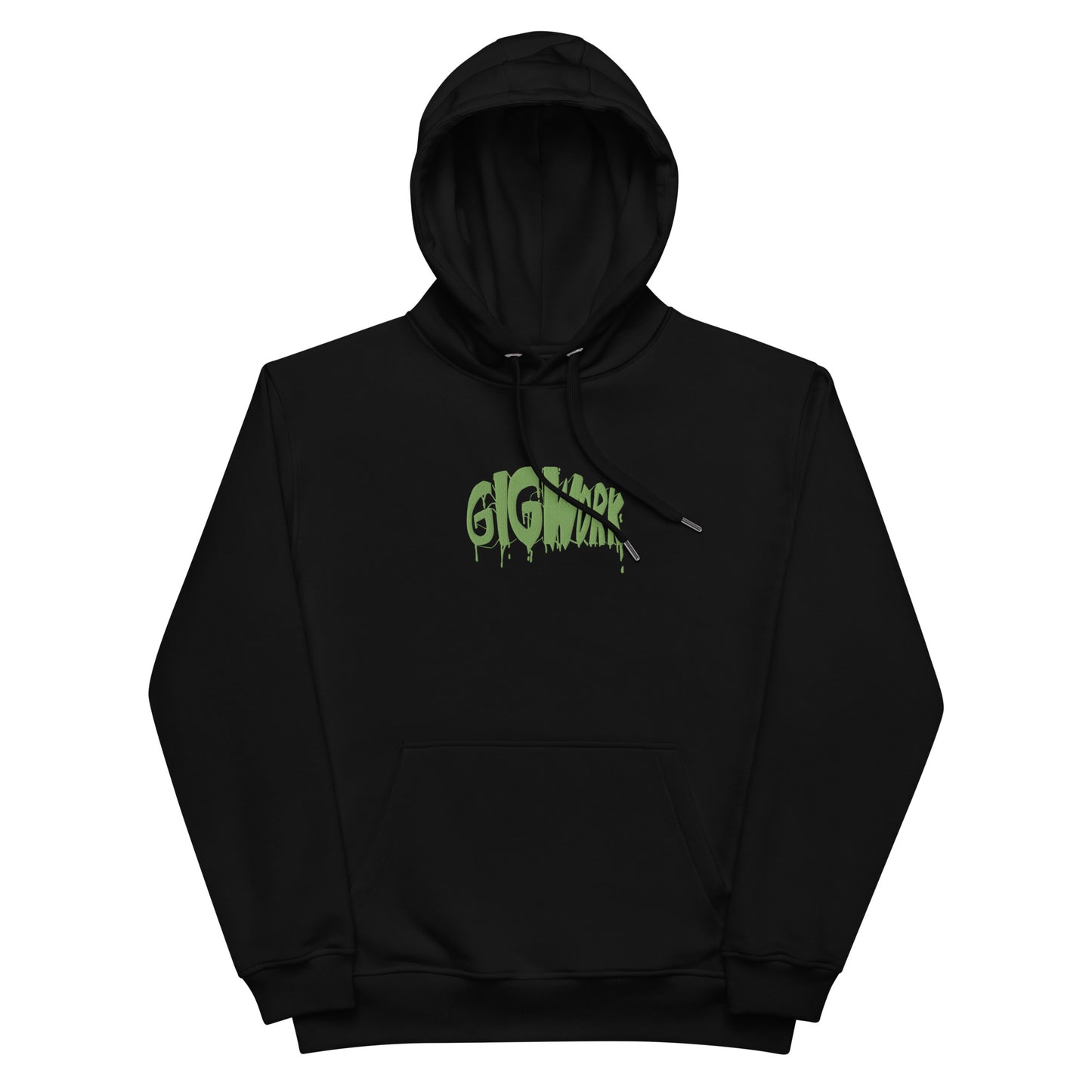 Gig Work Embroidered Logo Hoodie (Unisex)