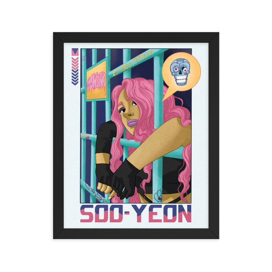 Soo-yeon framed photo paper poster
