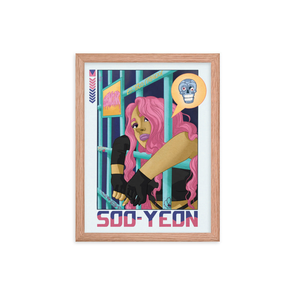 Soo-yeon framed photo paper poster