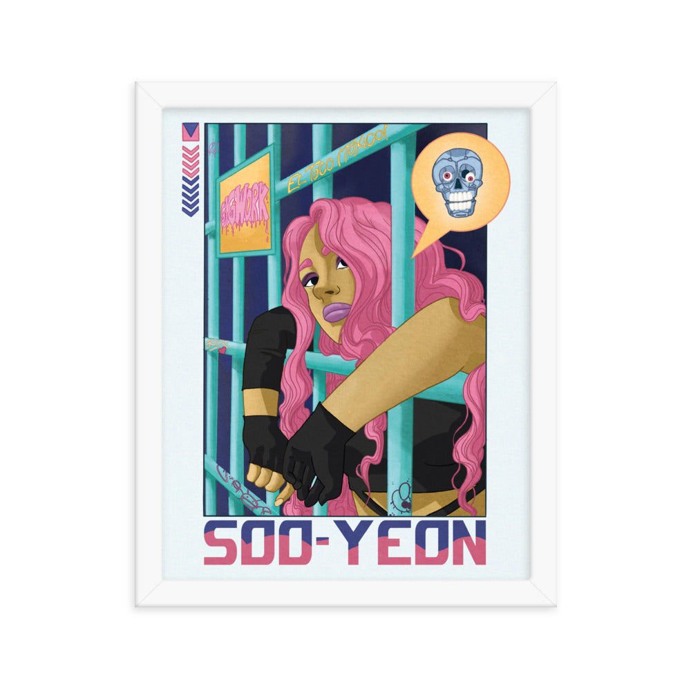 Soo-yeon framed photo paper poster