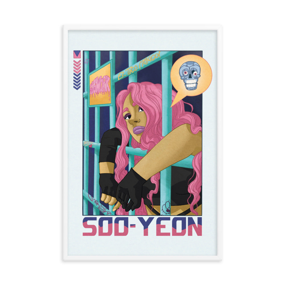 Soo-yeon framed photo paper poster