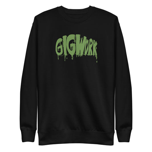 Gig Work Embroidered Logo Sweatshirt (Unisex)
