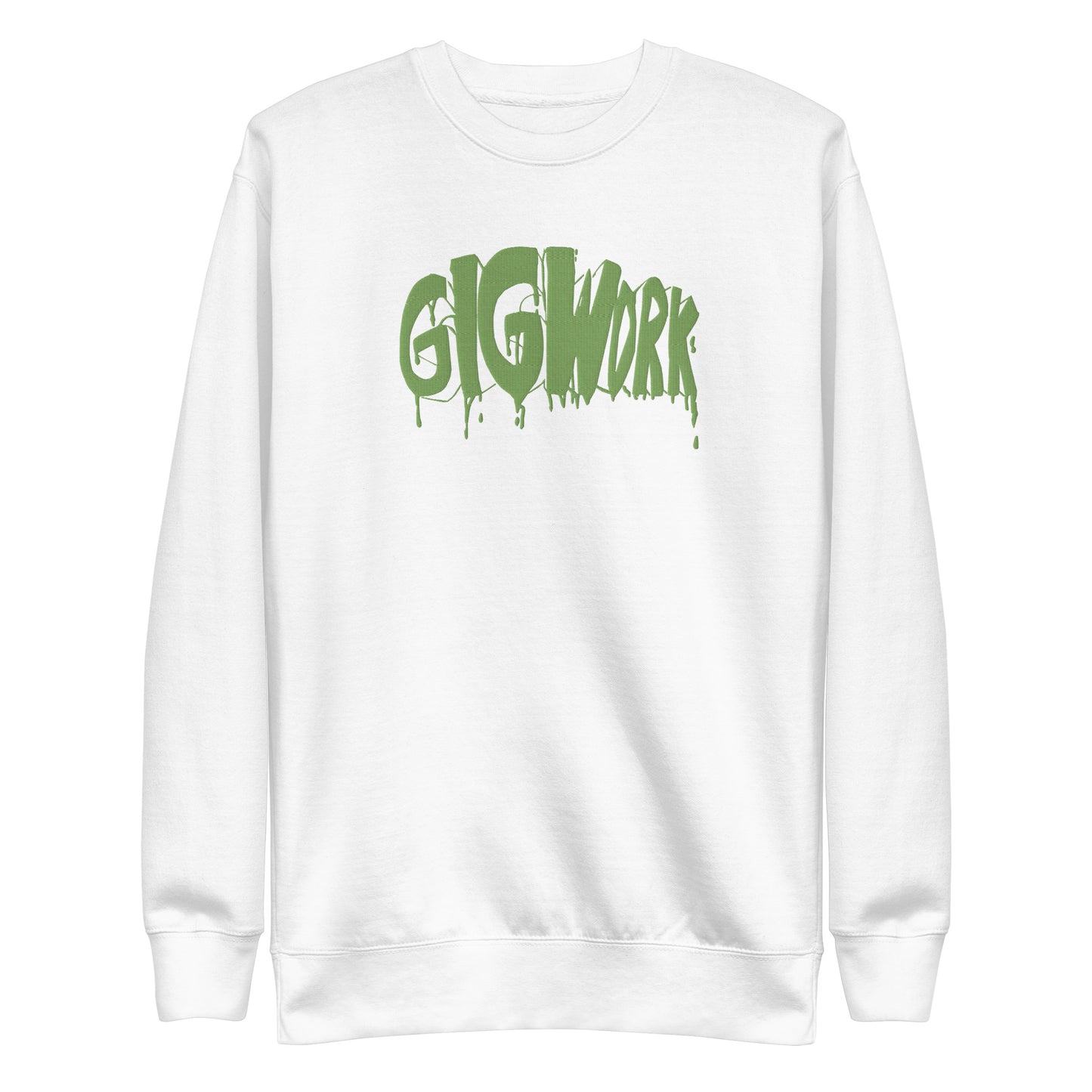 Gig Work Embroidered Logo Sweatshirt (Unisex)